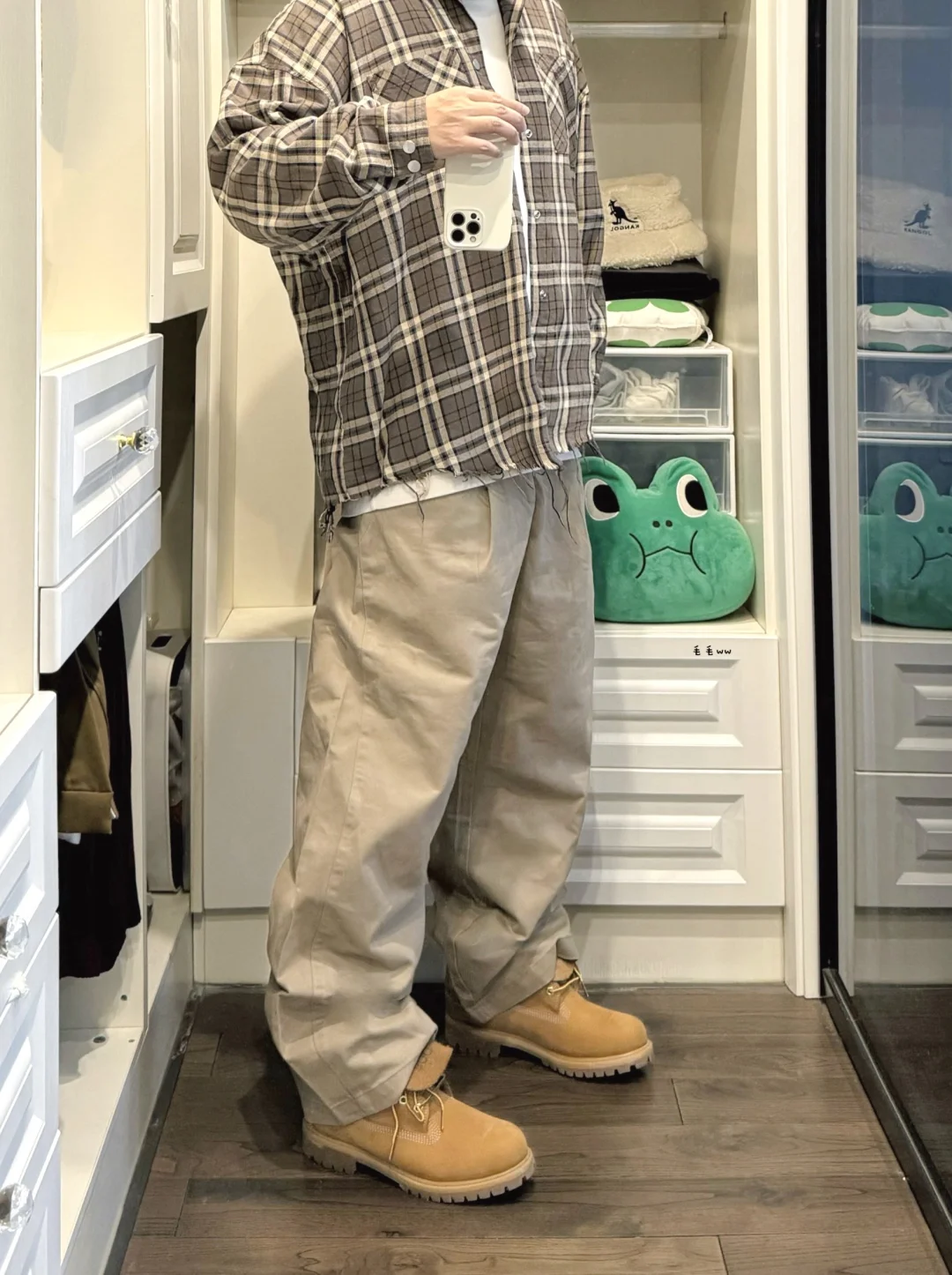 秋季棕色系｜大黄靴穿搭