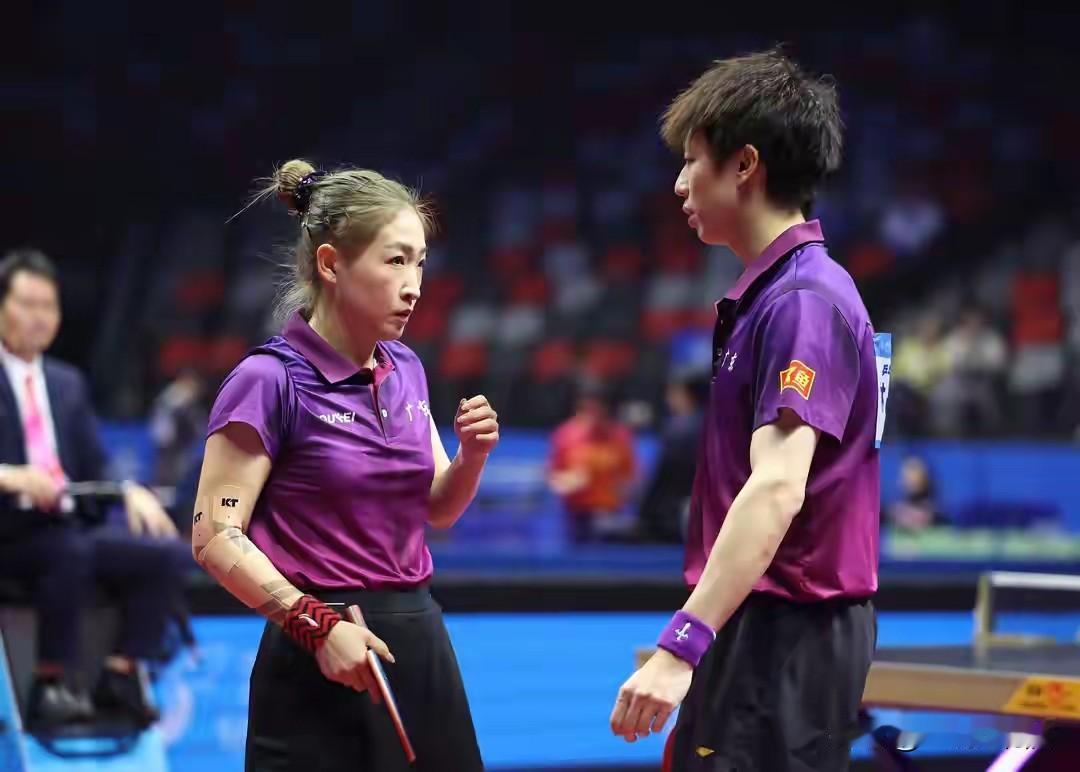 第十五届全运会首场乒乓球混双半决赛中，广东队的“诗与远方组合”林高远/刘诗雯在1