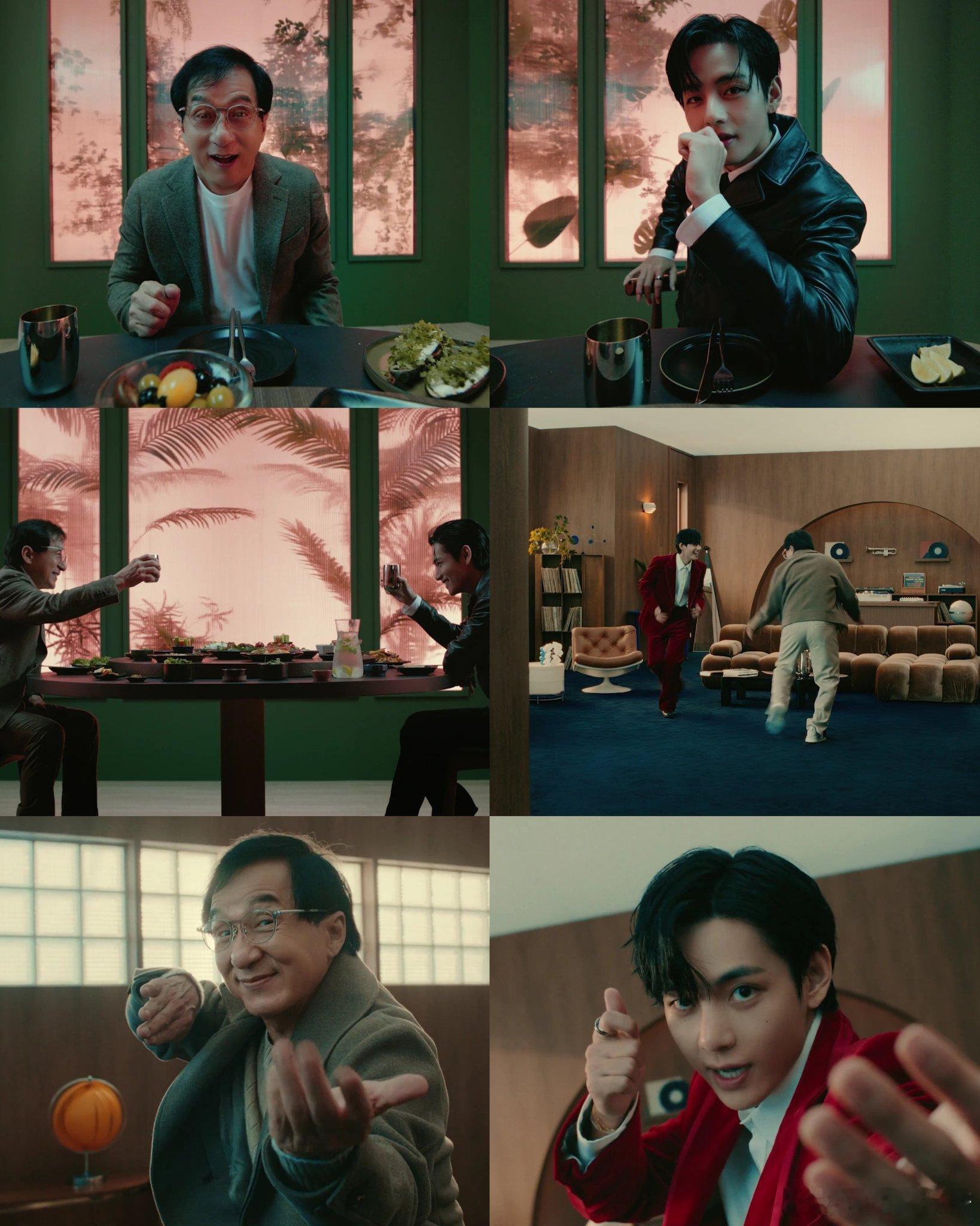 #成龙金泰亨合作#成龙大哥真的看着老了 ​​​