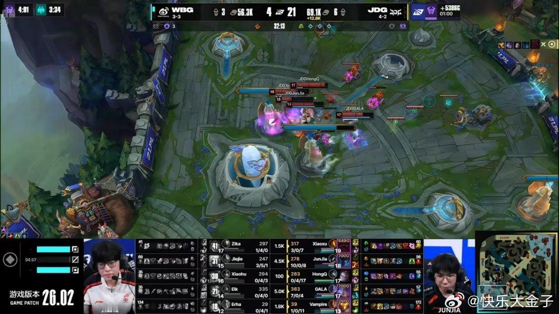 JDG对战WBG 从来没见过这么默契的发条梦魇武魂融合技感觉第一赛段应该没有队伍