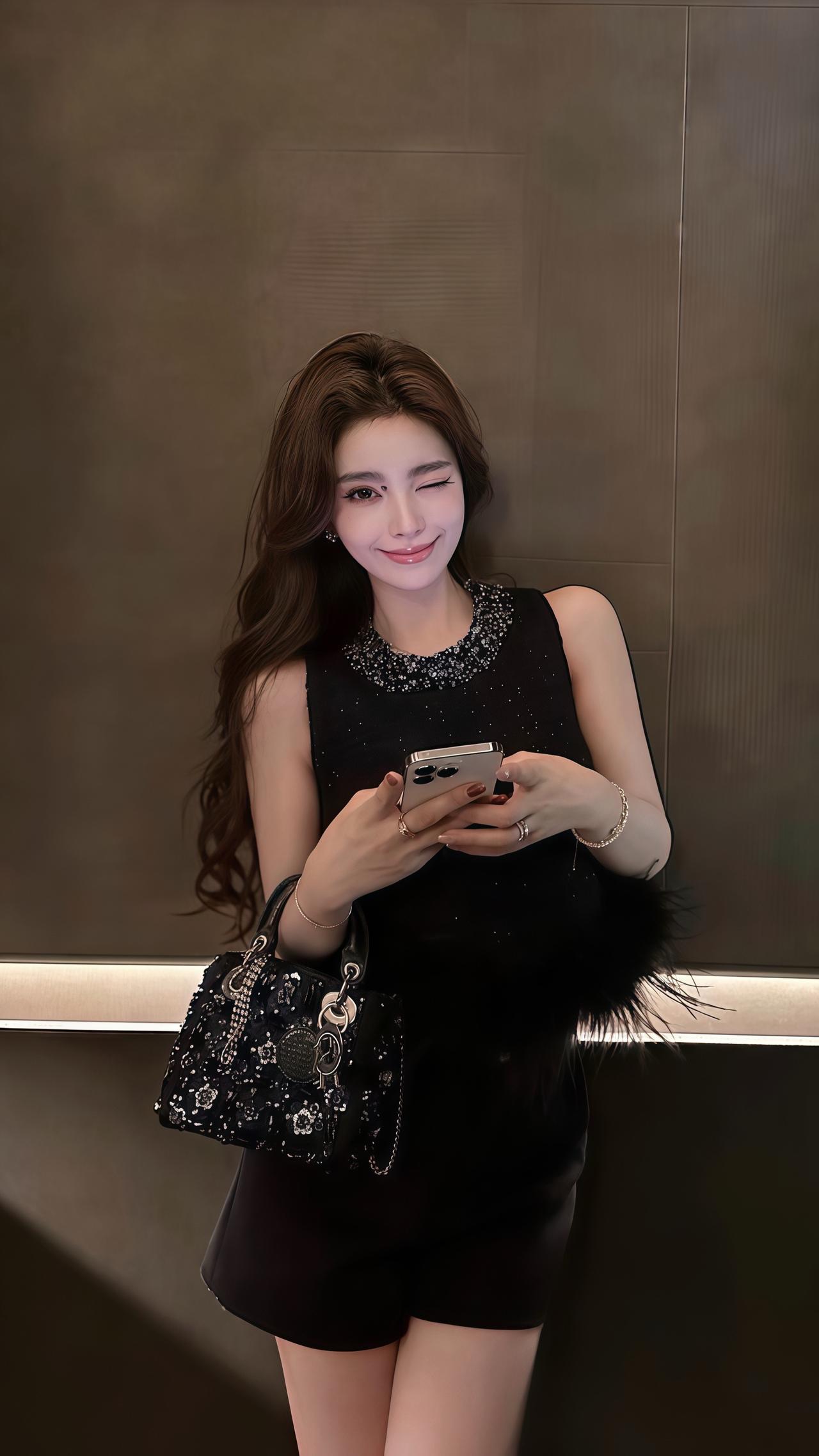 没有人能拒绝姐姐风 御姐拍照姿势 古早氛围感就是姐的舒适区 时髦精look被我轻