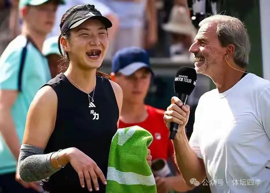王欣瑜，真的太棒了！
   在昨晚进行的柏林网球500级半决赛中，中国的优秀运动