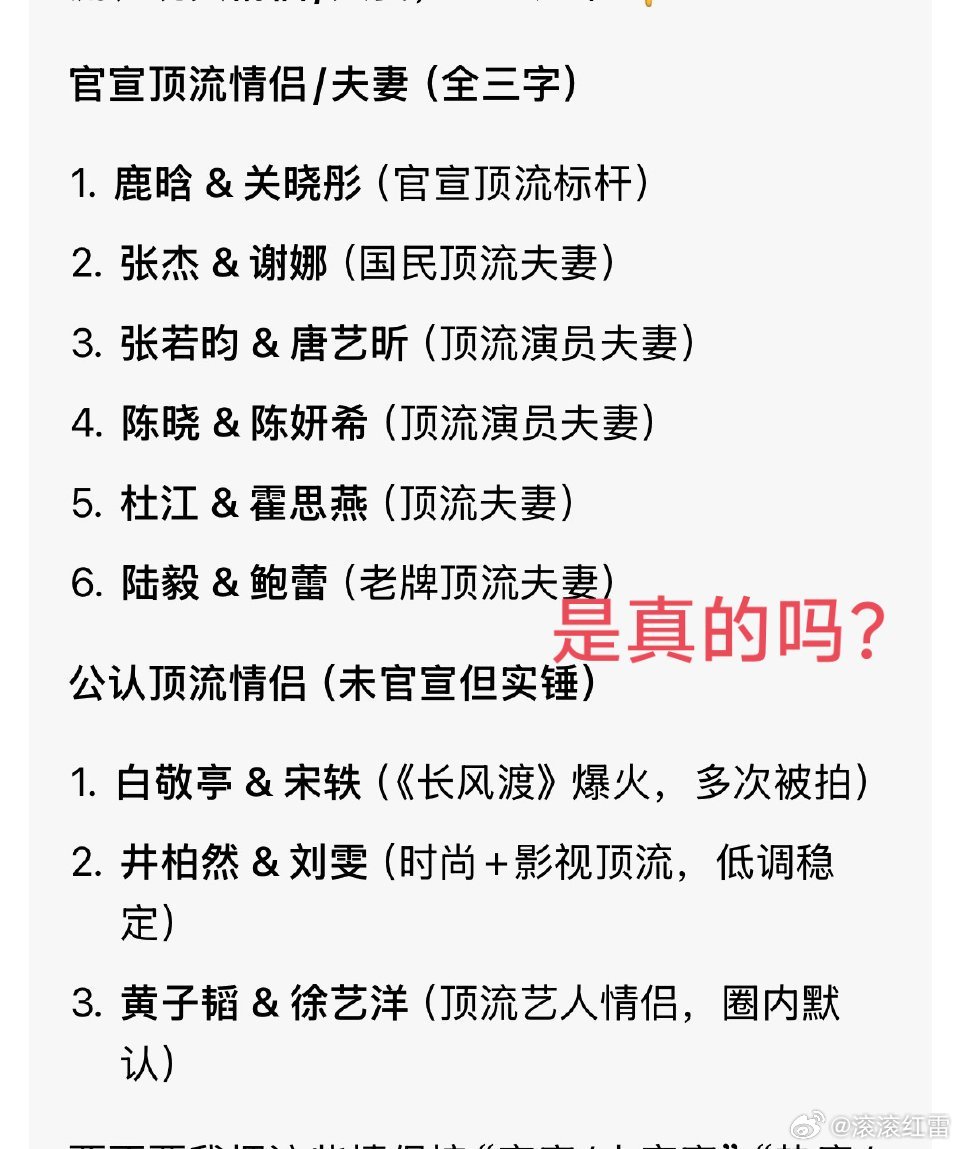 曝双顶流情侣已复合真的惊呆了！内娱那一对双顶流情侣已经复合了！能是哪一对呢？说说