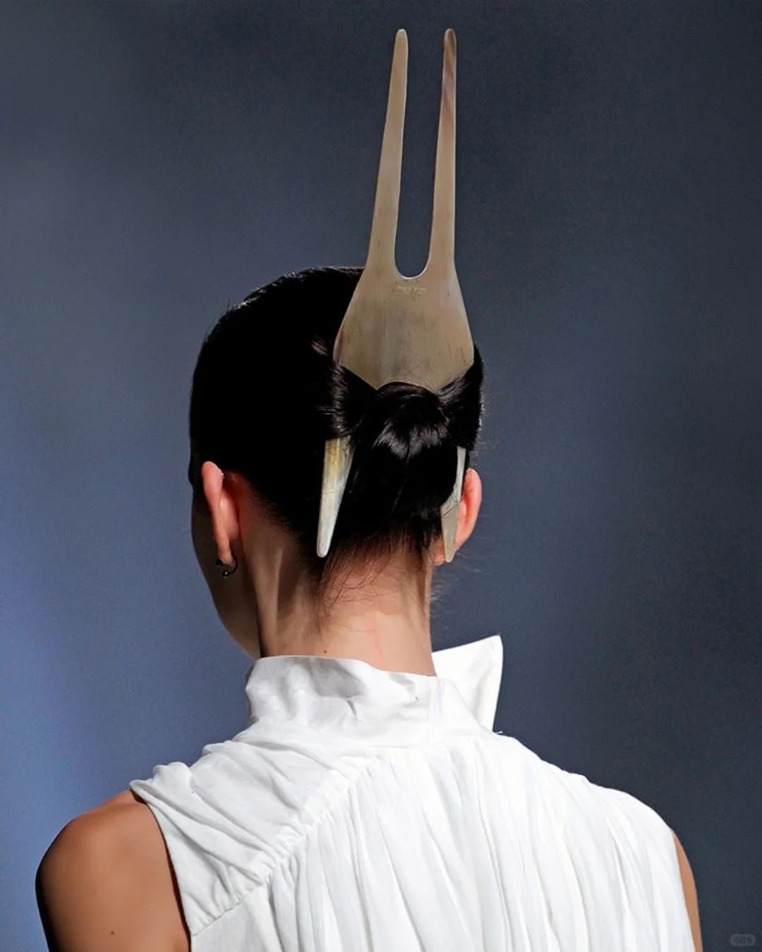 Rick Owens horn shaped hair jewels