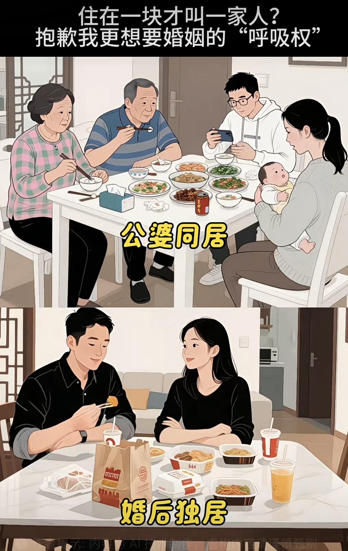 同住=一家人？我搬出去后，老公抱着娃说“这才是家该有的样”

和公婆同住的那一年