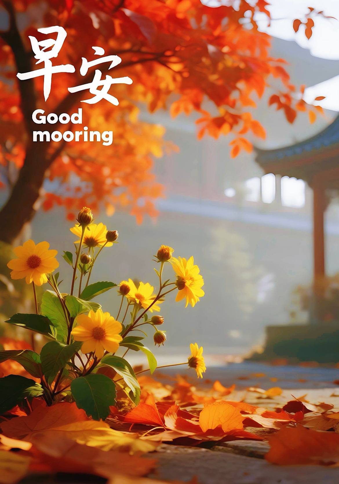 花自向阳开，人自向前走，新的一天，奔走在自己的热爱里，边努力边快乐，愿你我不负时