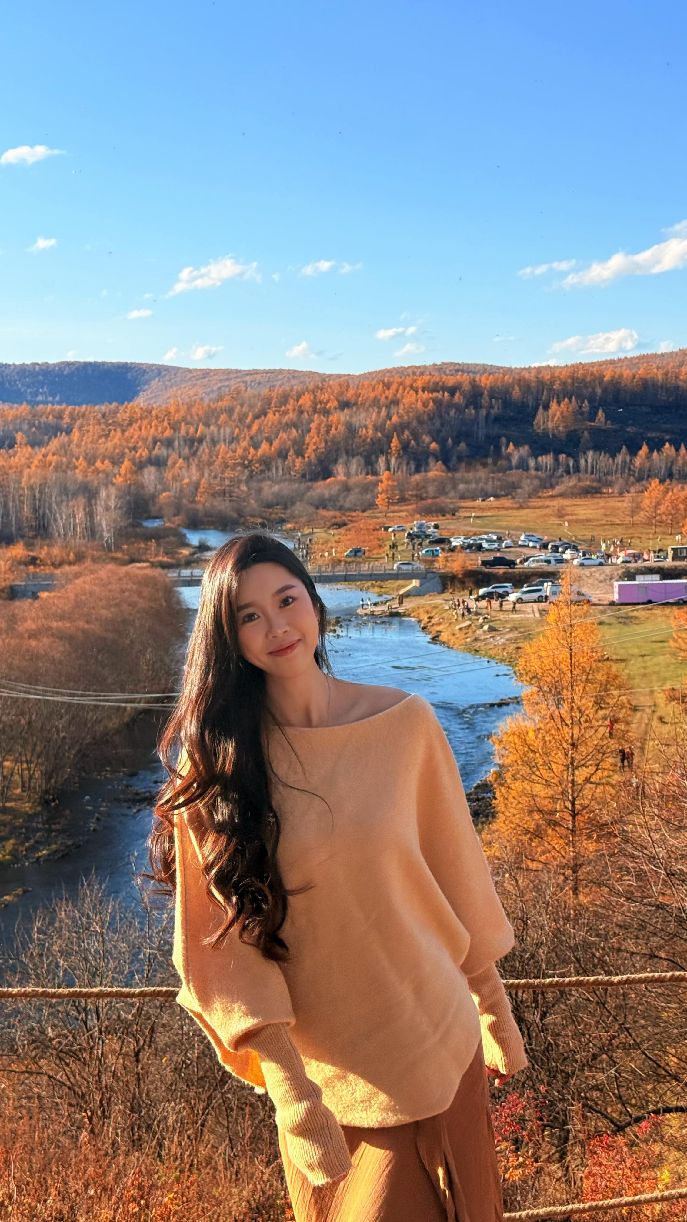 大兴安岭的秋天🍂有种美叫大兴安岭的秋天大兴安岭的秋天太能打了大兴安岭秋天穿搭 