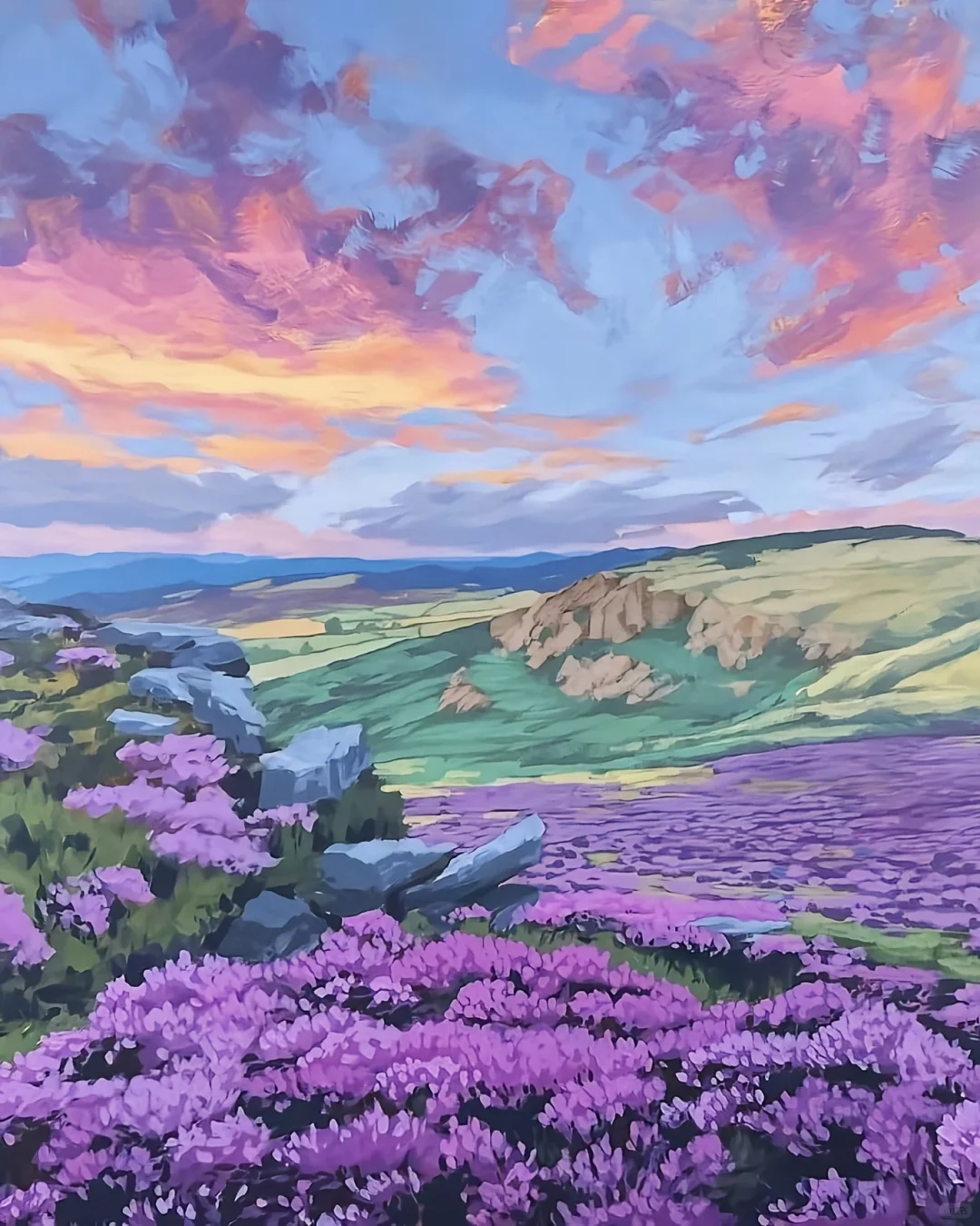 天啦，这色彩斑斓的天空太美了！