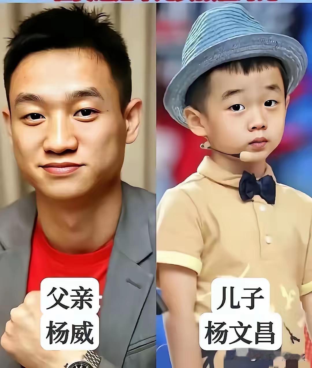 我就知道谁的崽像谁！看看这七个奥运冠军，孩子们是不是都和他们长得特别像！
杨威的