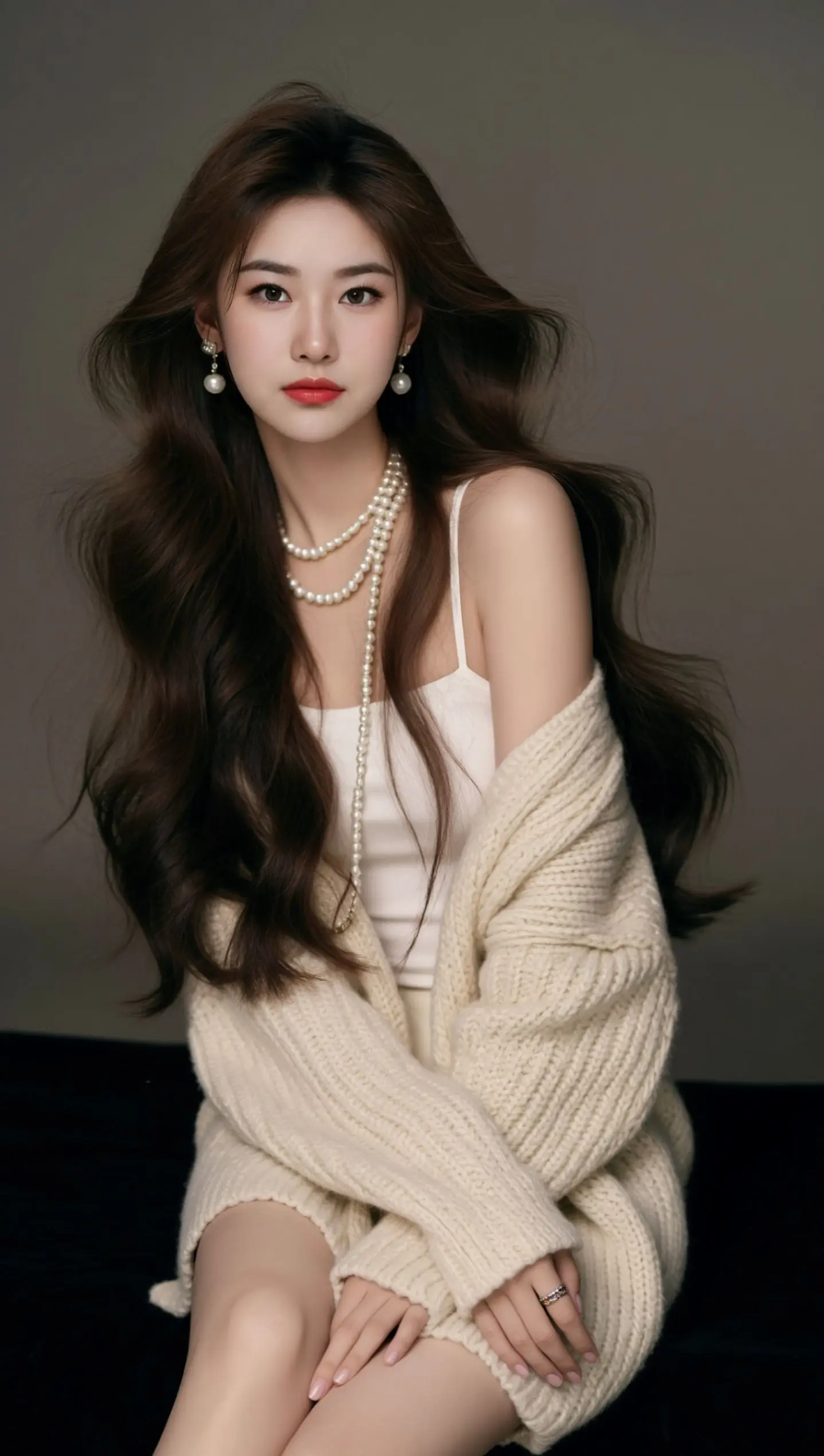 AI慵懒珍珠写真 ai创作