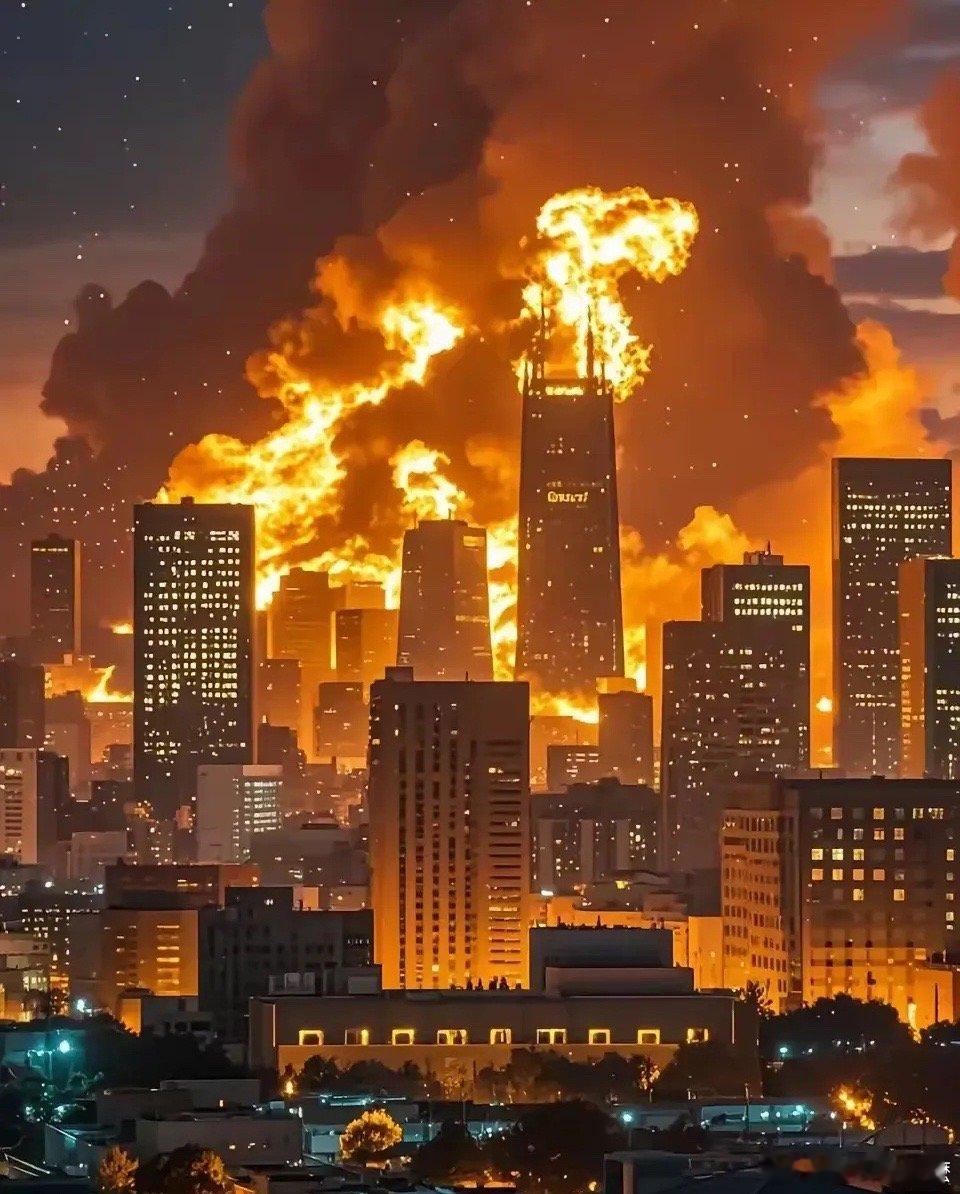 洛杉矶山火持续肆虐  上帝是公平的，一个擅长在全世界煽风点火的国家，其短处必然是