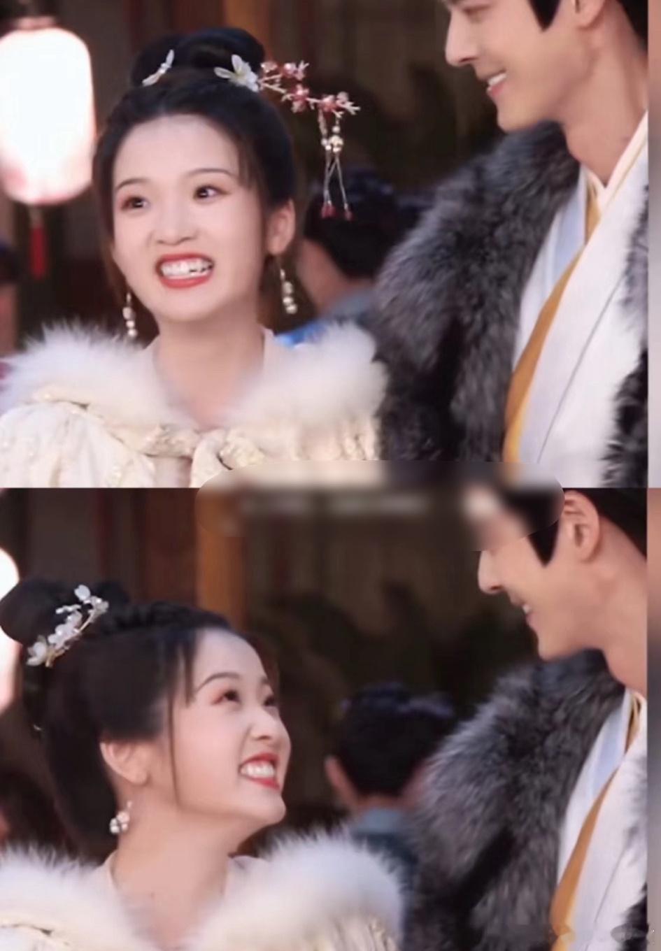 她好像不适合古装，也不适合这样笑 ​​​