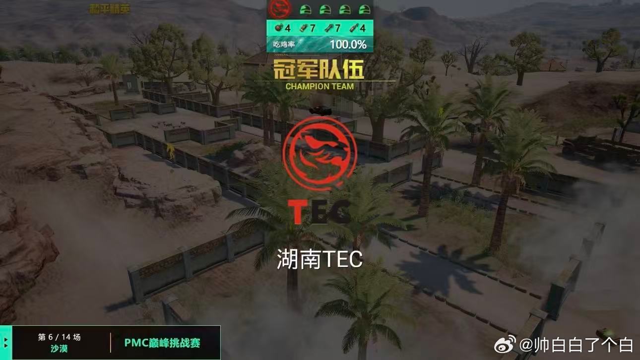 TEC巅峰挑战赛吃鸡PEL巅峰挑战赛S1决赛 首日赛程圆满收尾，凭借稳健打法拿下