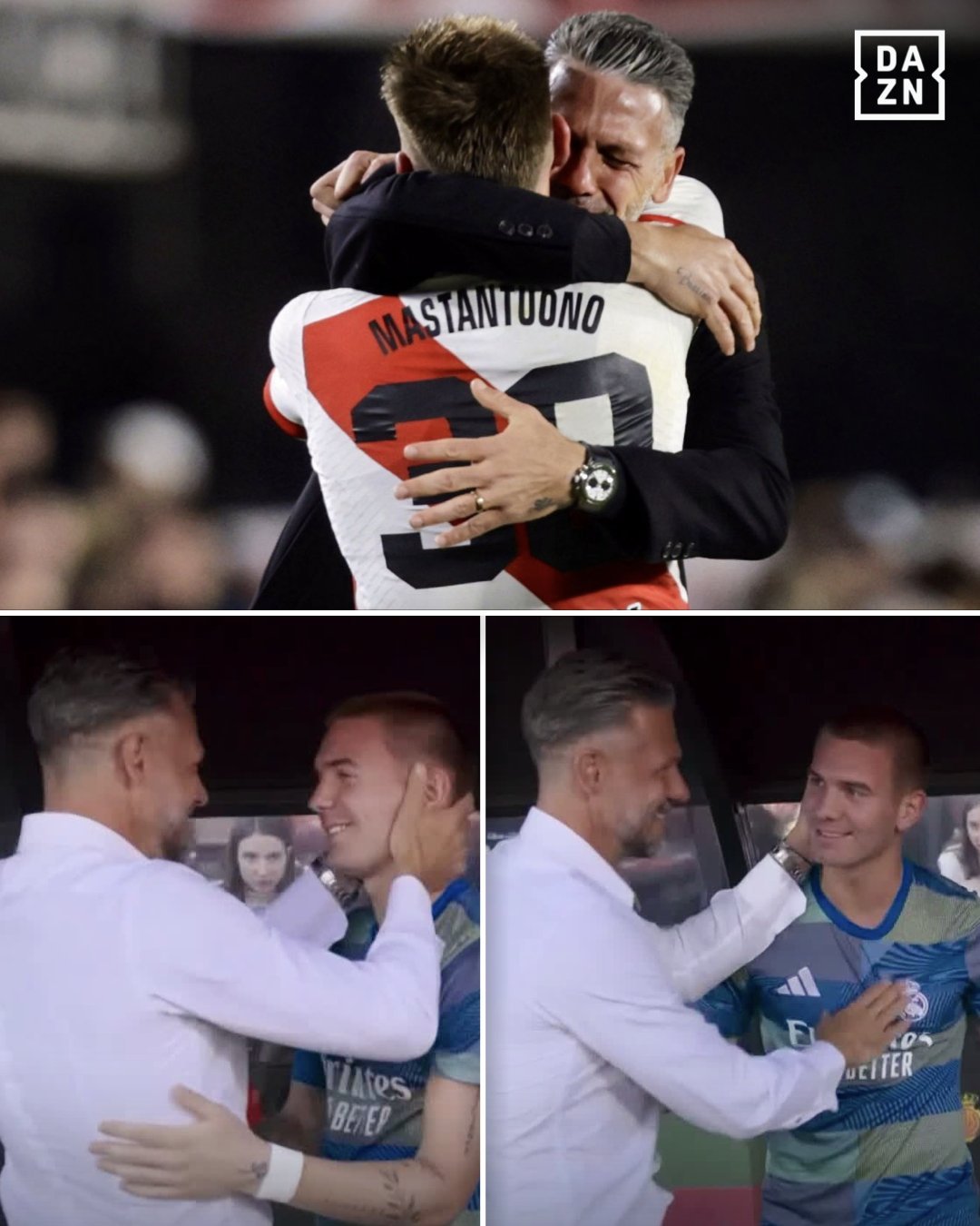 马斯坦托诺和马丁·德米凯利斯重聚，从让他在河床队完成首秀，到在西甲联赛中相遇。西