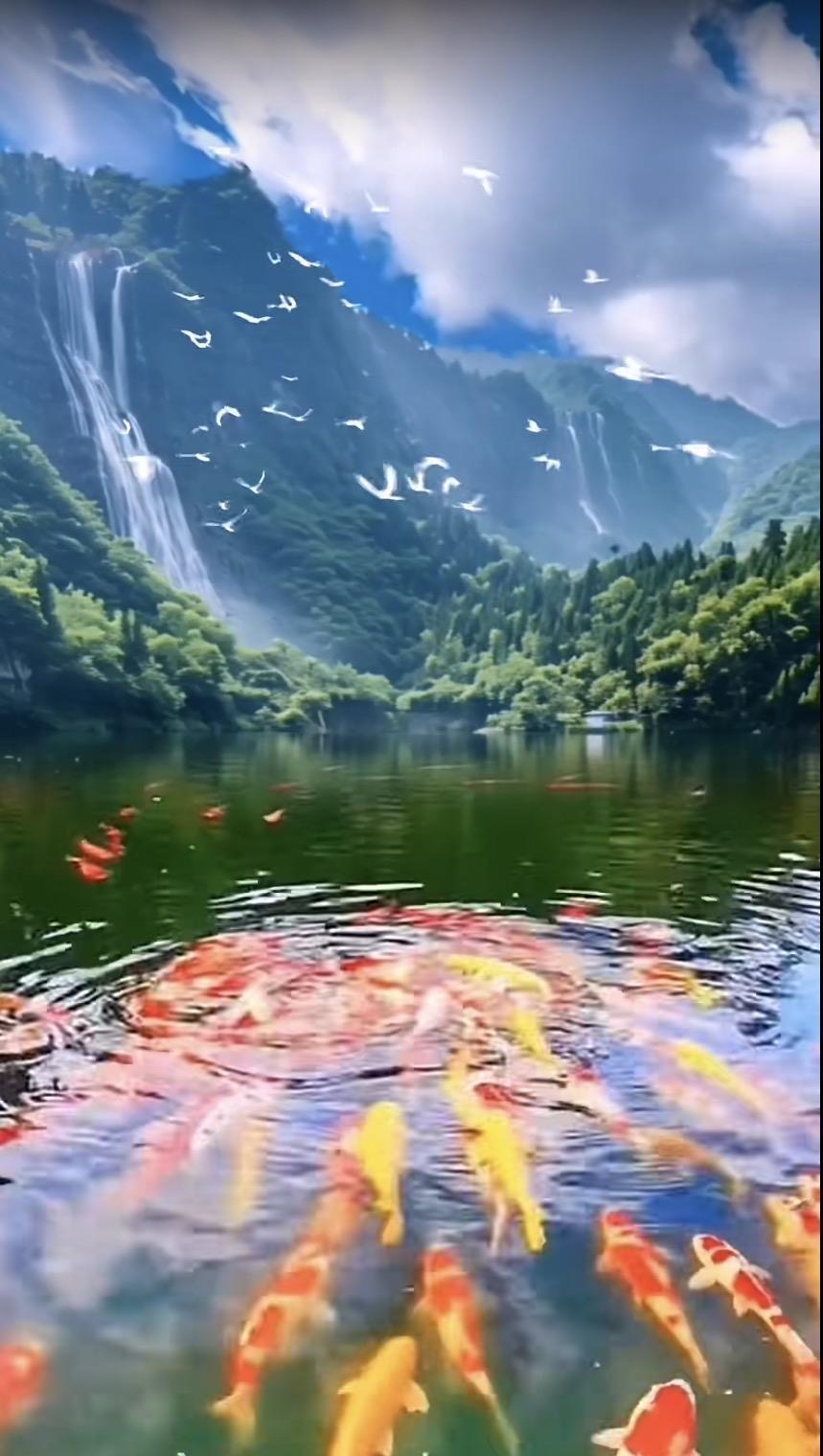 上联：鸟恋青山鱼恋水
下联：琴思流水剑思云