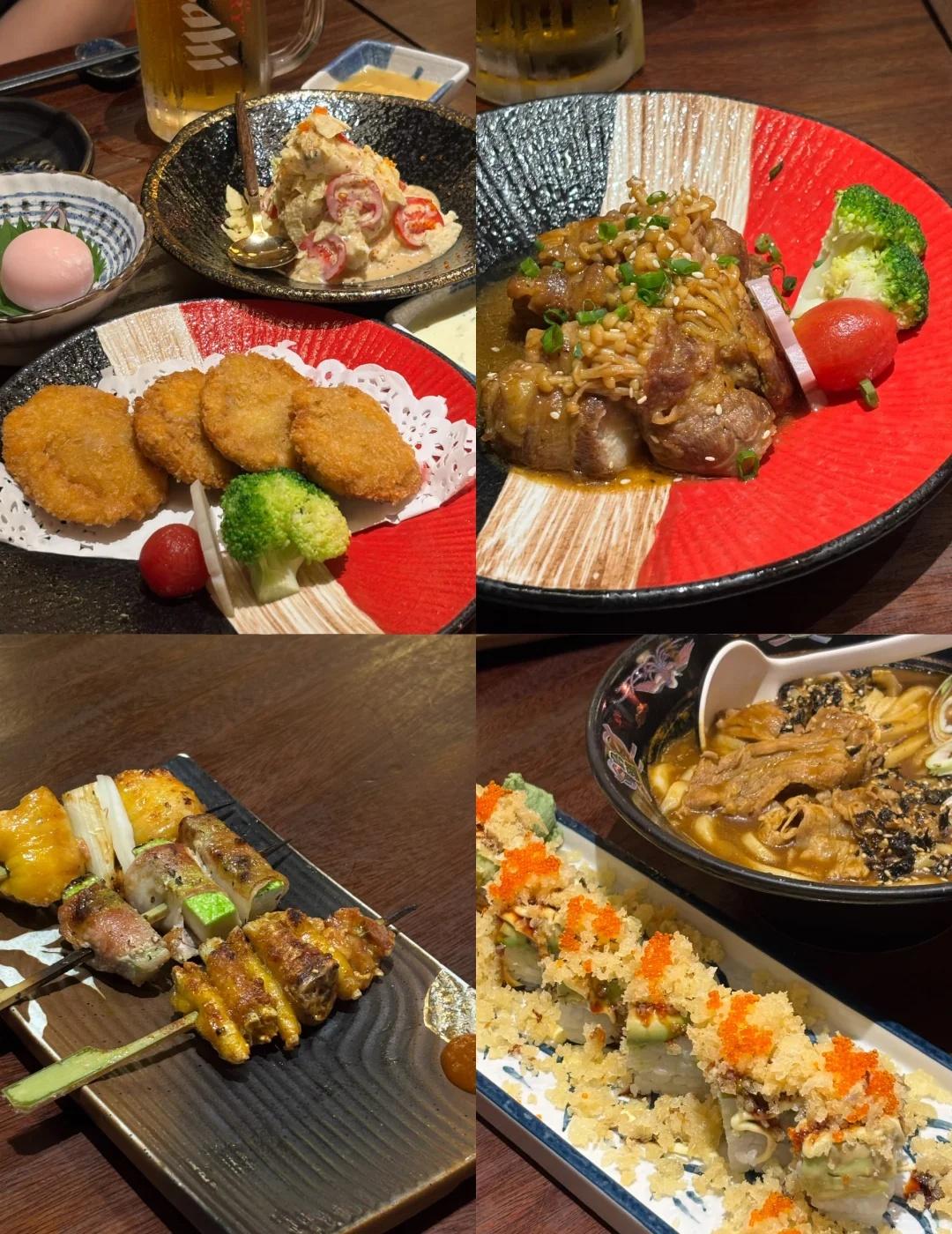 广州｜居酒屋
🐣京葱鸡腿肉：葱香中和油脂，肉质嫩到爆汁
🍗黄羽鲜鸡羽根肉：肉