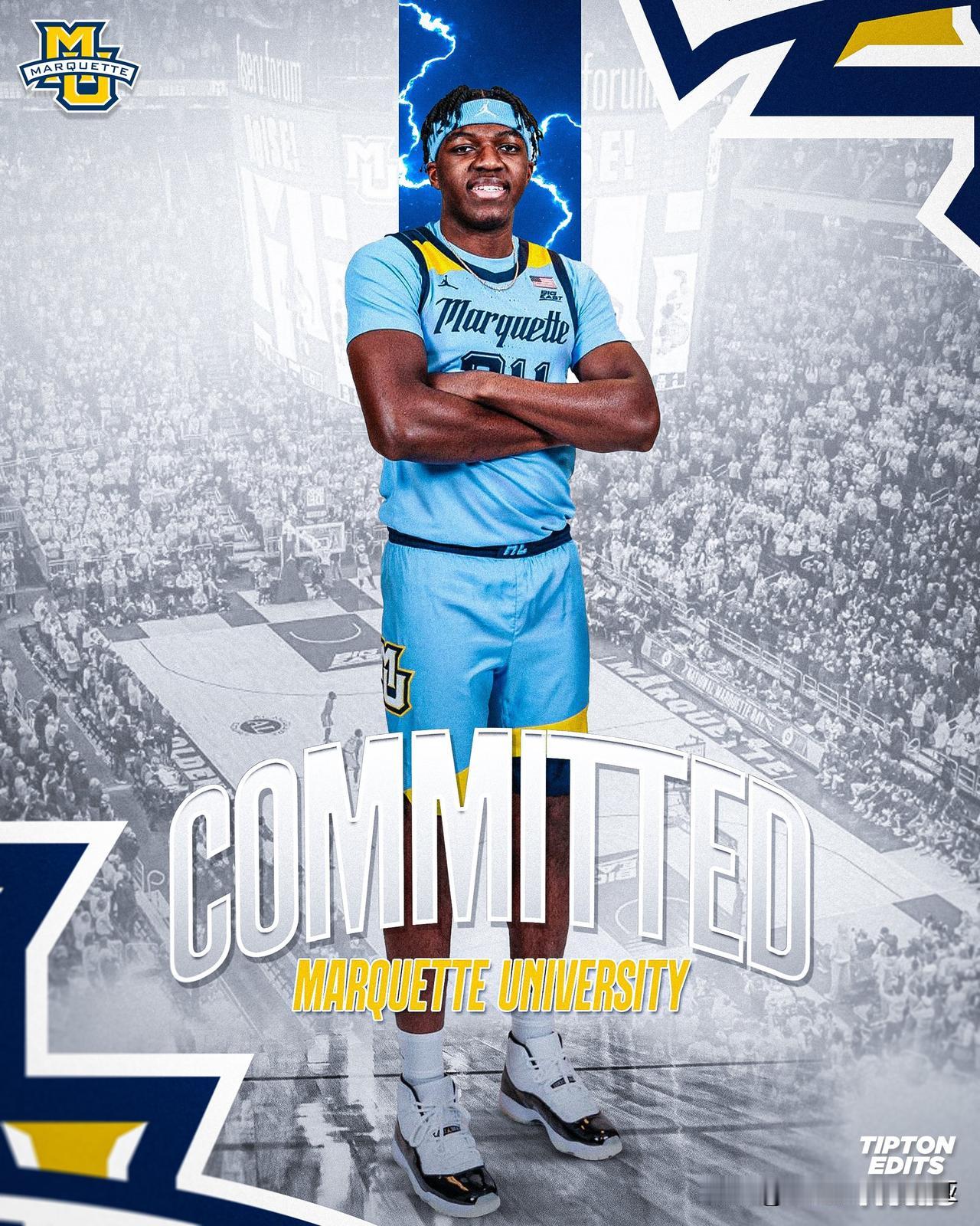 四星小前锋Alex Egbuonu宣布承诺NCAA男篮 马奎特大学，高四赛季就读