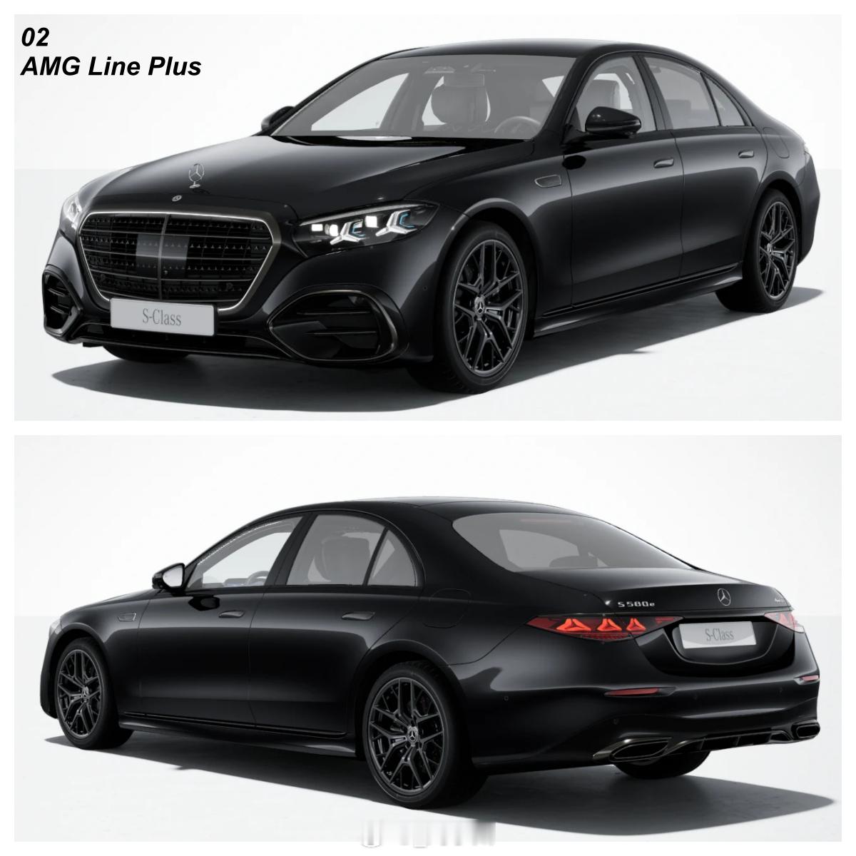 奔驰新款奔驰S级AMG套件 新款奔驰S级AMG套件，图1为AMG Line，图2