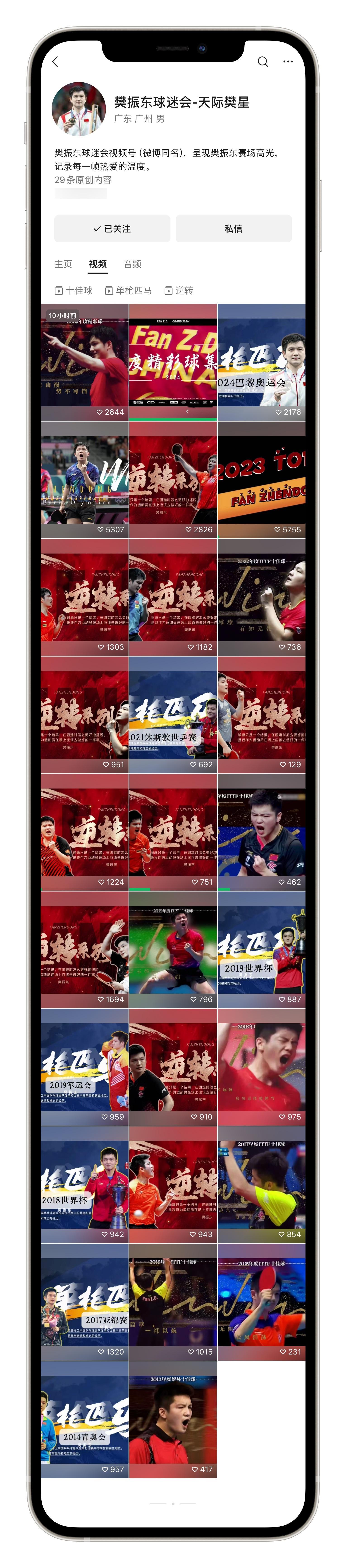 樊振东樊振东0122生日快乐 【球迷会视频号发布】从赛点逆转，到一锤定音；从神来