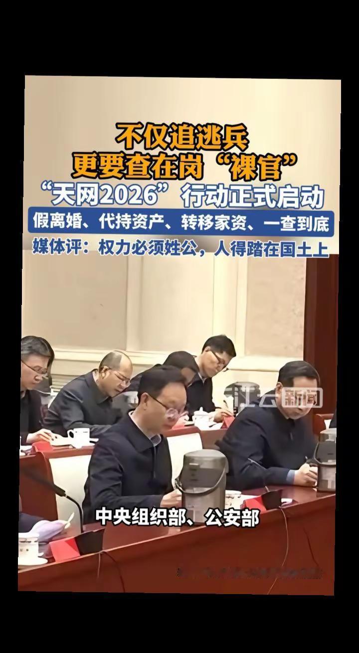 天网全覆盖，贪官无路退，藏资、假婚、外逃全兜底，守不住底线就只能翻车。