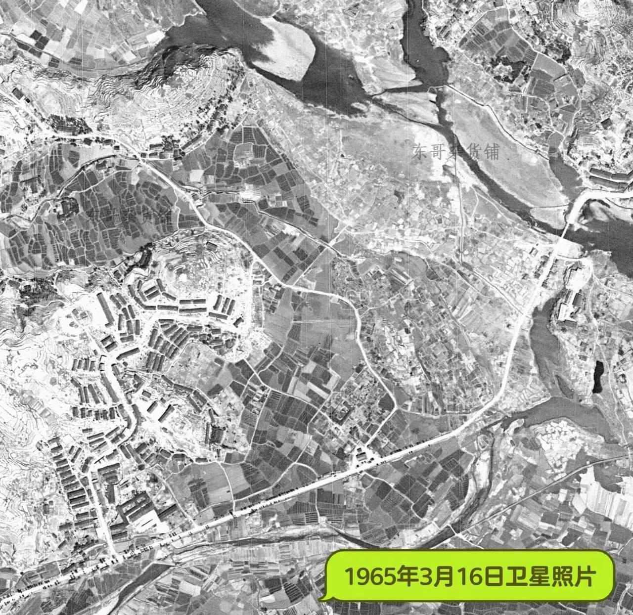 60-70年代平阳桥墩水库卫星图