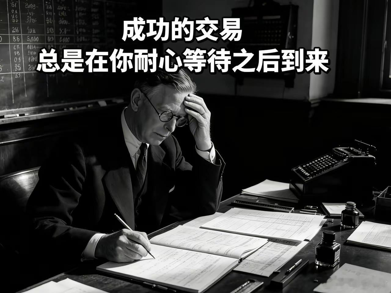利弗莫尔说：成功的交易，总是在你耐心等待之后到来。很多人最大的痛苦，来自于怕错过
