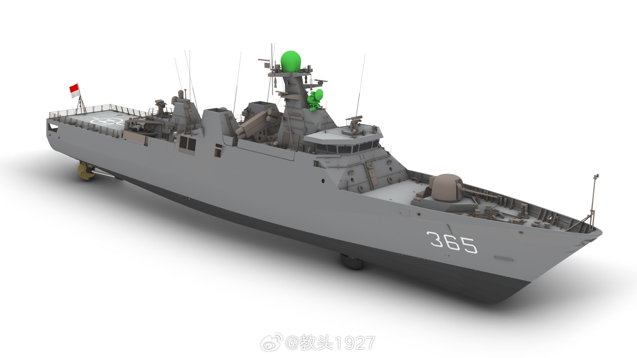 🇳🇱🇮🇩荷兰工程企业Nevesbu公布印尼海军SIGMA 9113护卫舰