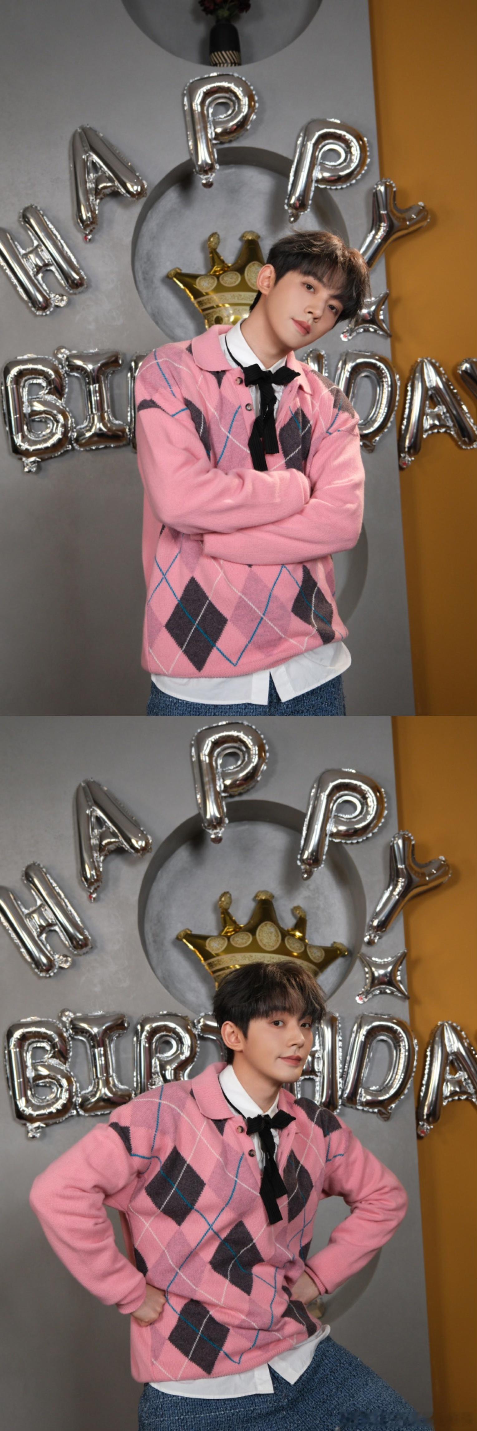 邓为生日顶级排面！！ppf给邓为的花束审美太在线了，从包装纸的配色到花材的选品，