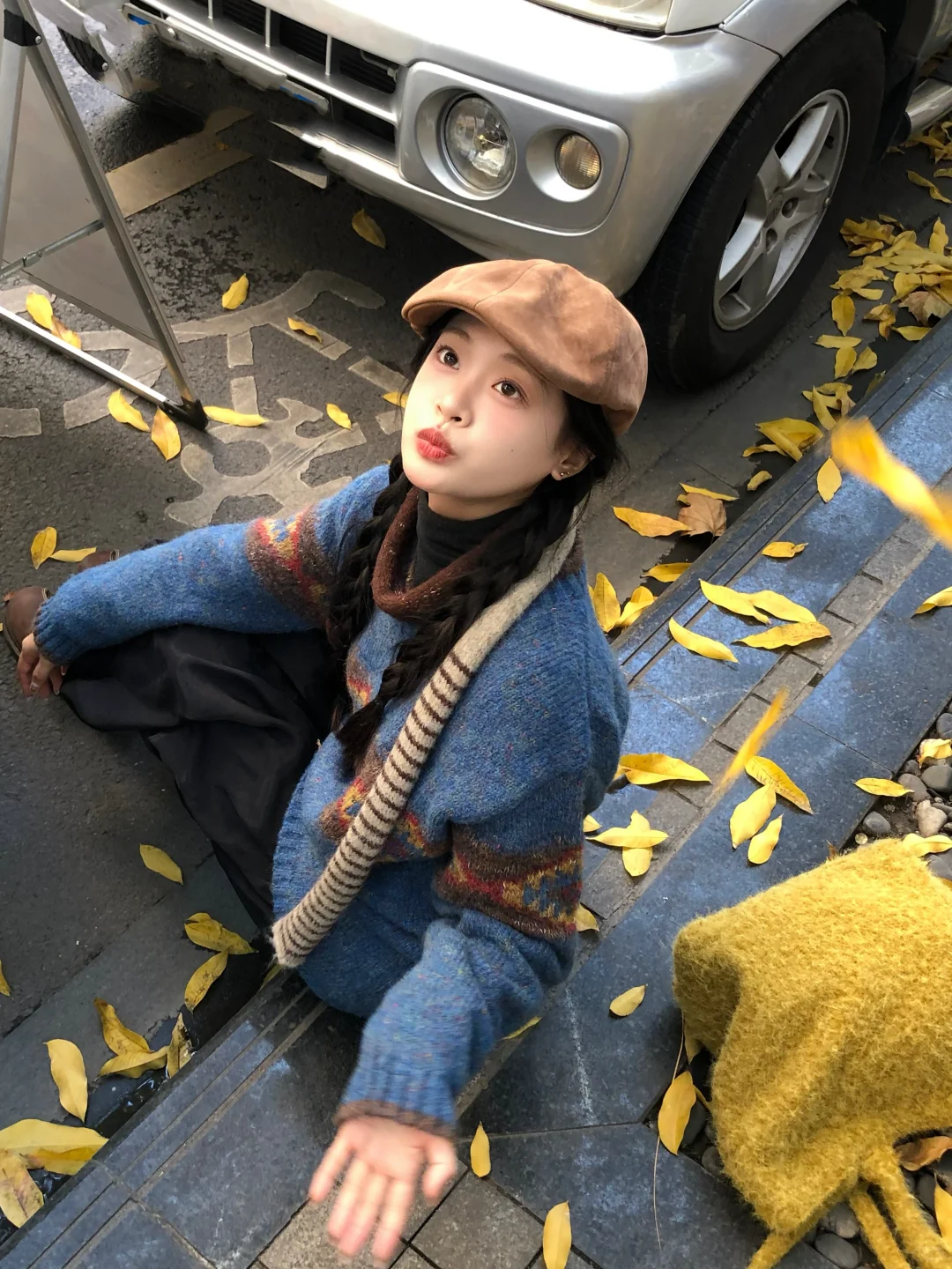 秋冬氛围感满满的拍照姿势🎁