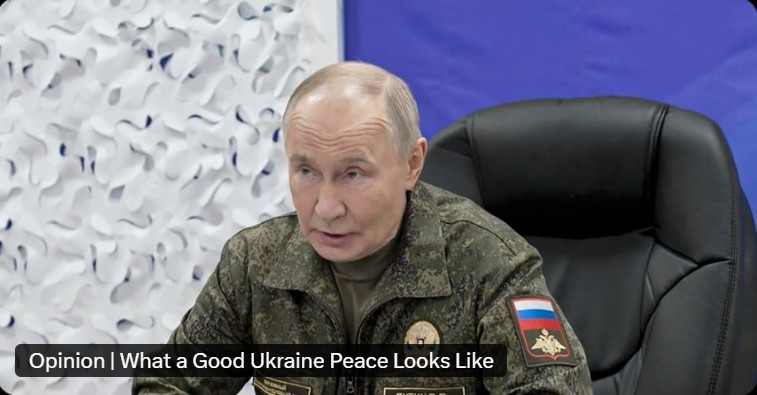 《华尔街日报》阐述了真正的乌克兰和平应该是什么样子：主权独立的乌克兰、真正的安全