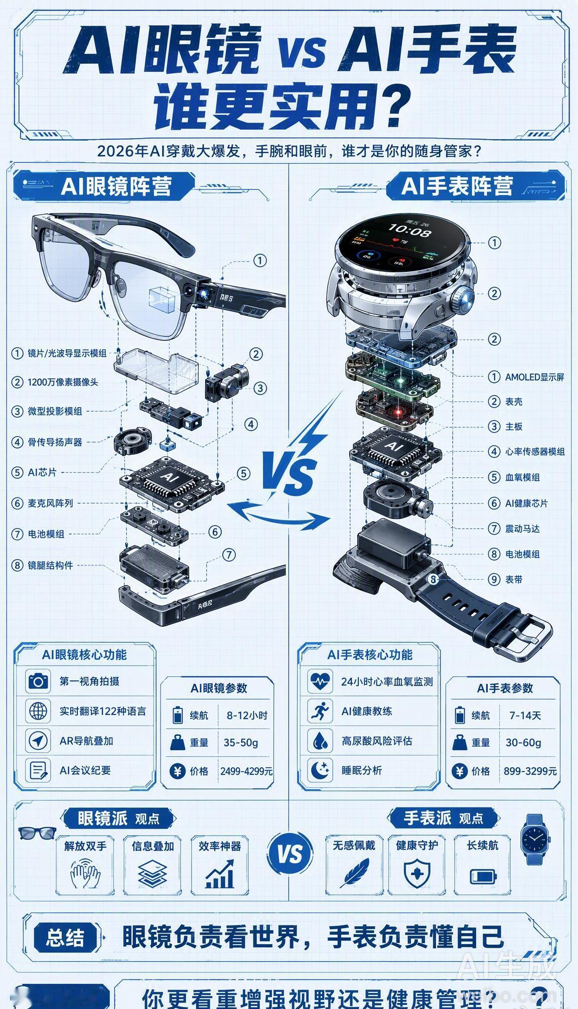 2026年，AI穿戴设备彻底爆发了——AI眼镜全球销量预计从600万台飙到200