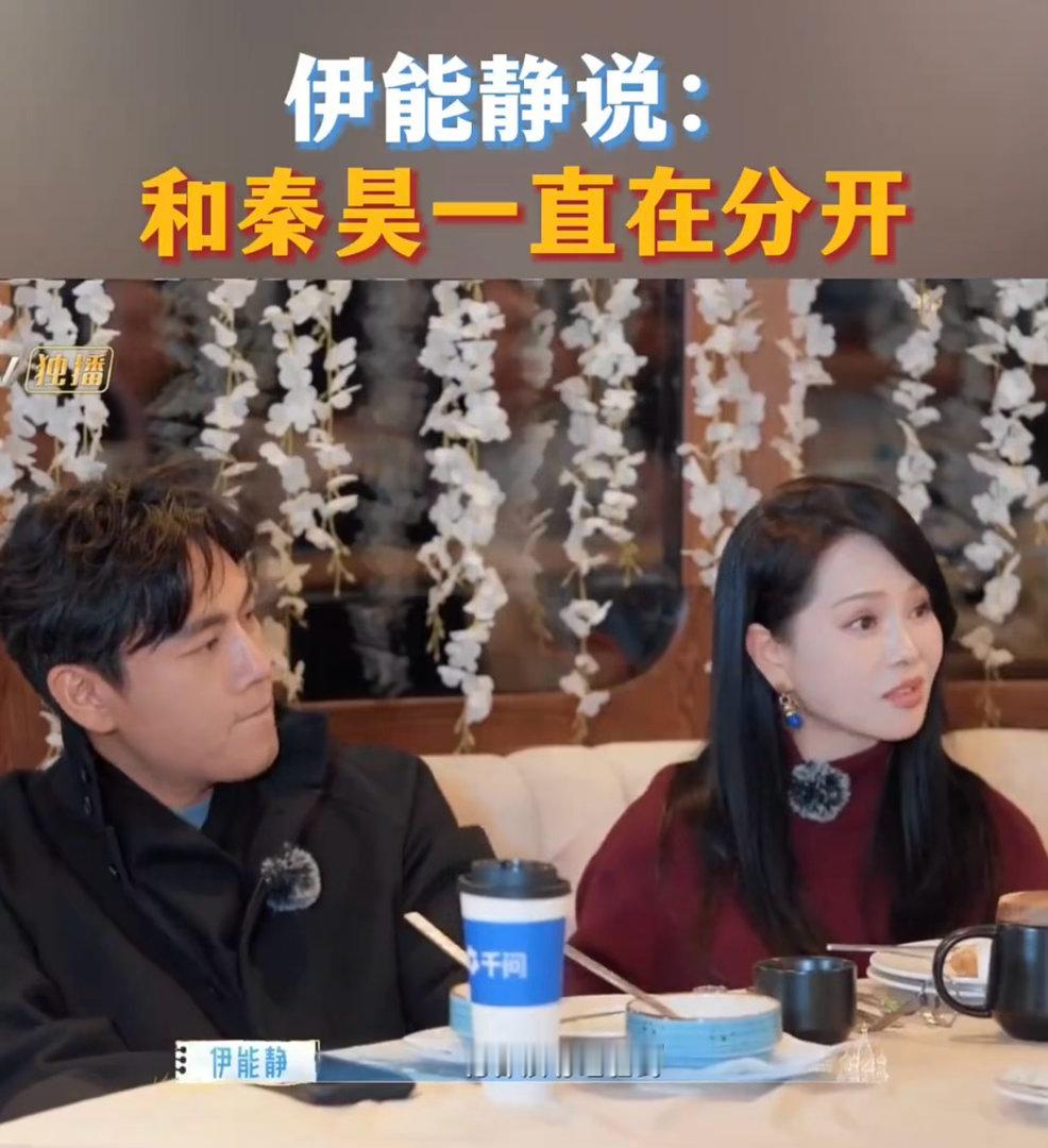 伊能静说和秦昊一直在分开 伊能静说“在一起十几年了，还是很舍不得他不在家”。秦昊
