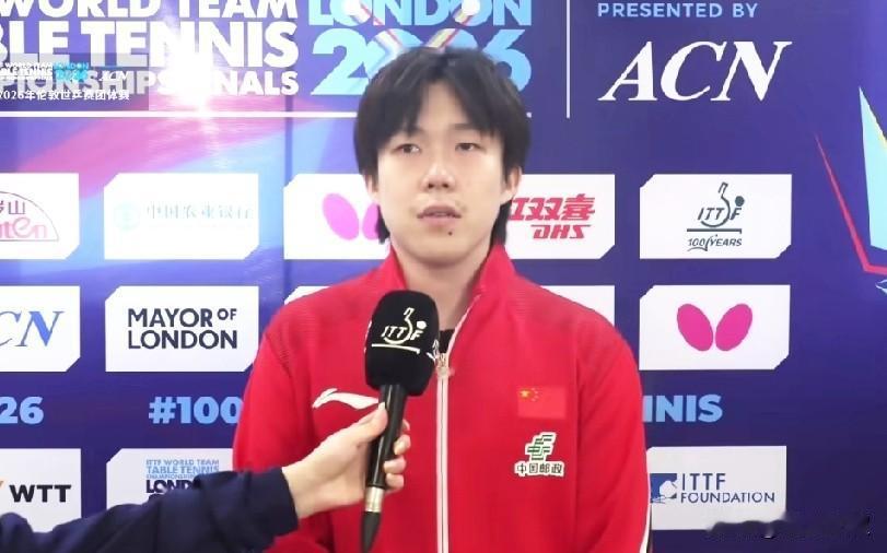 王楚钦凭什么能拿到MVP？赛后采访，他自己说的真好！

大头说:
以往我都是打二
