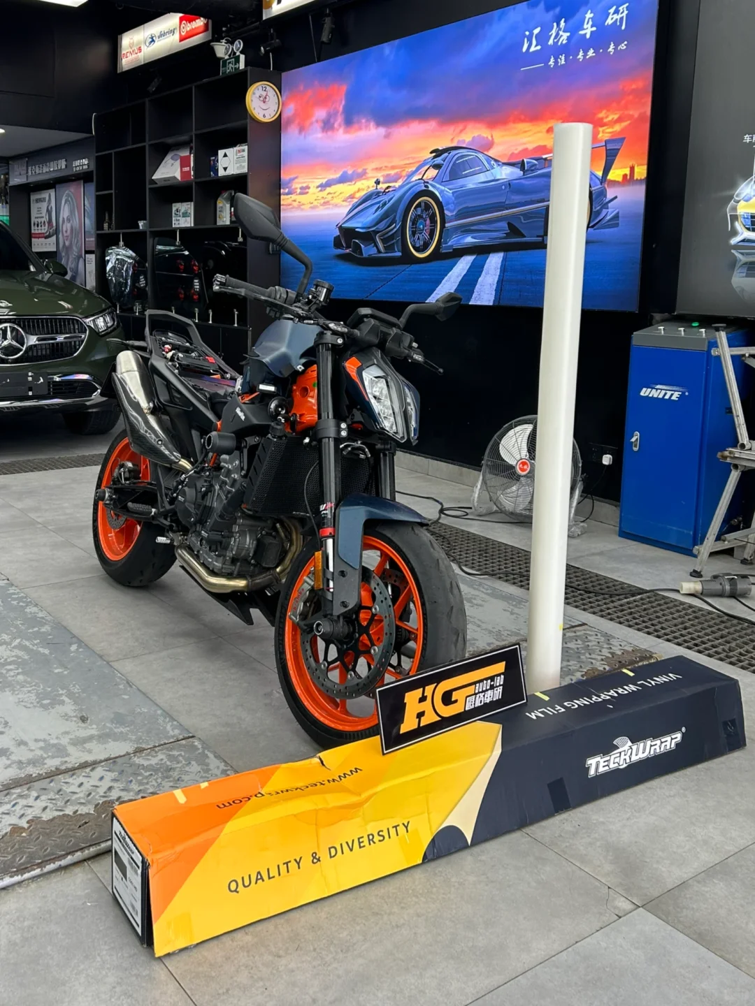 KTM摩托车贴车衣