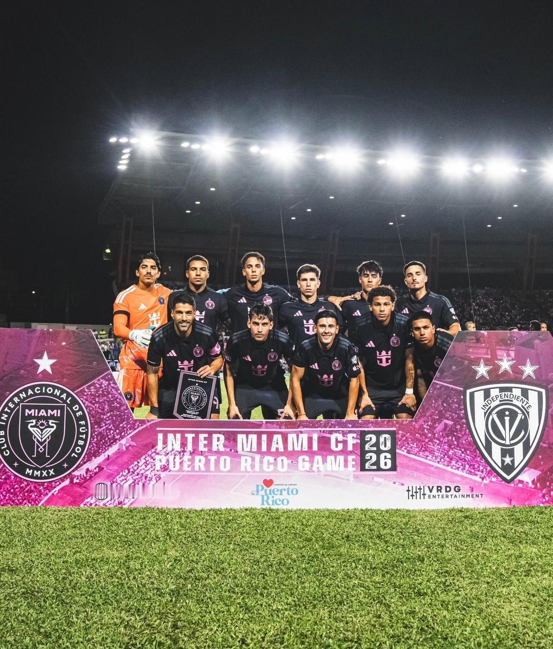 迈阿密国际首发阵容。足球