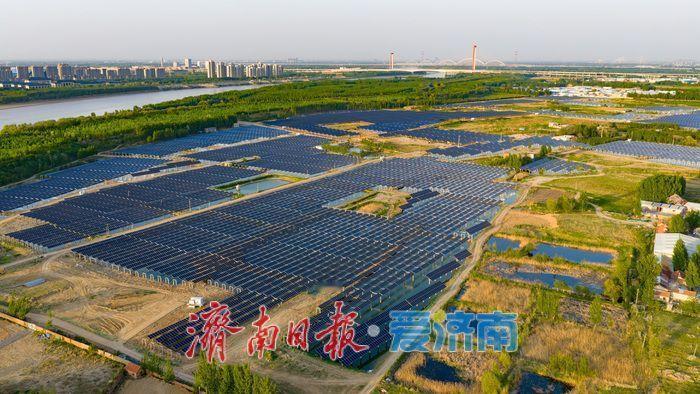 济南首个“渔光互补”光伏项目并网，一地多用催生绿色振兴新动能！4月18日，春日暖