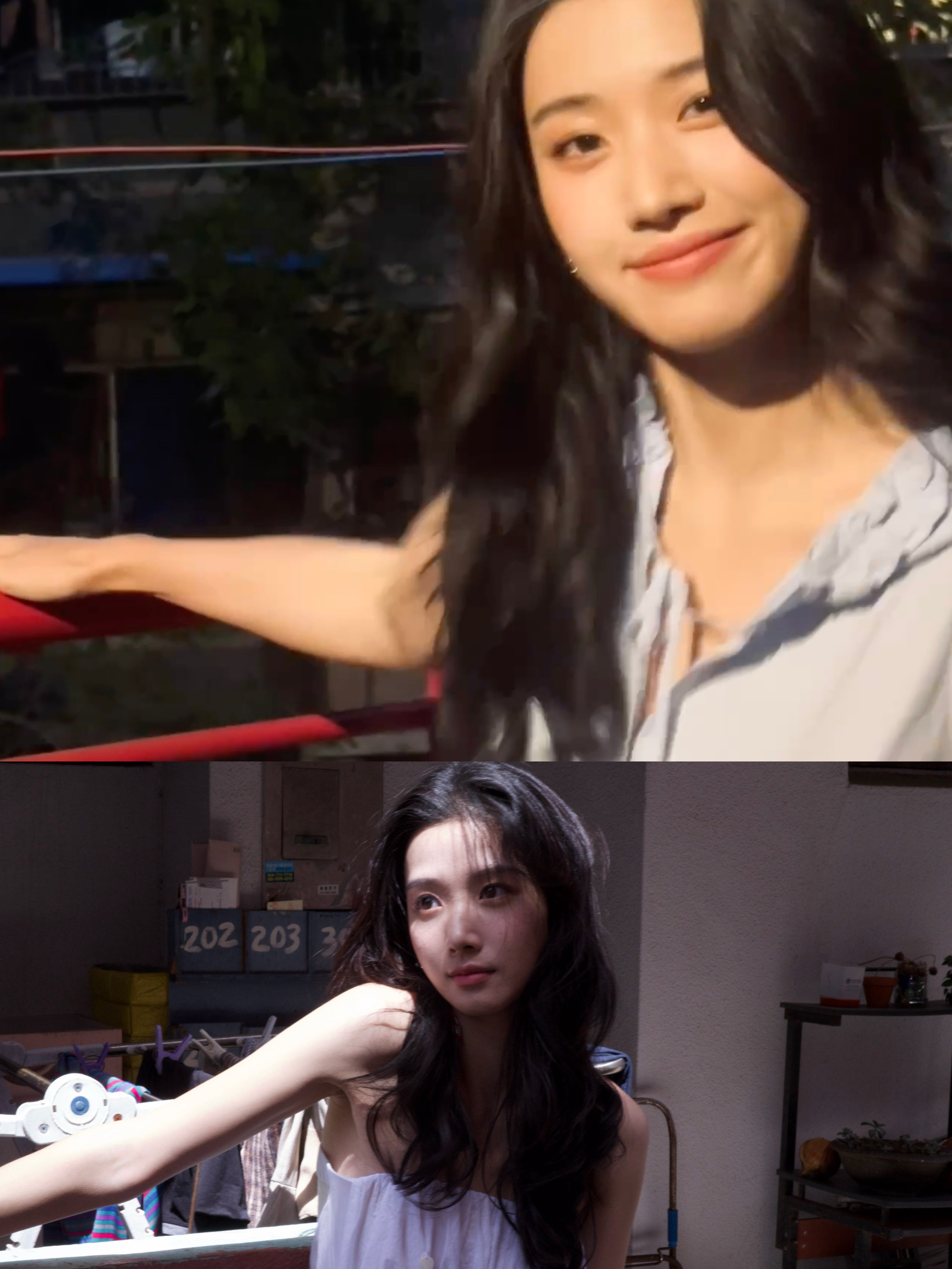 卢昱晓 🌷lyx 卢昱晓 左手搭在边上搭配蓝裙 想到了之前的一张图 卢昱晓一直