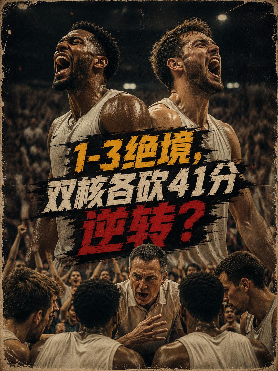 在10年前，詹姆斯和队友联手各砍下41分，帮助球队在1-3落后的情况之下完成了极