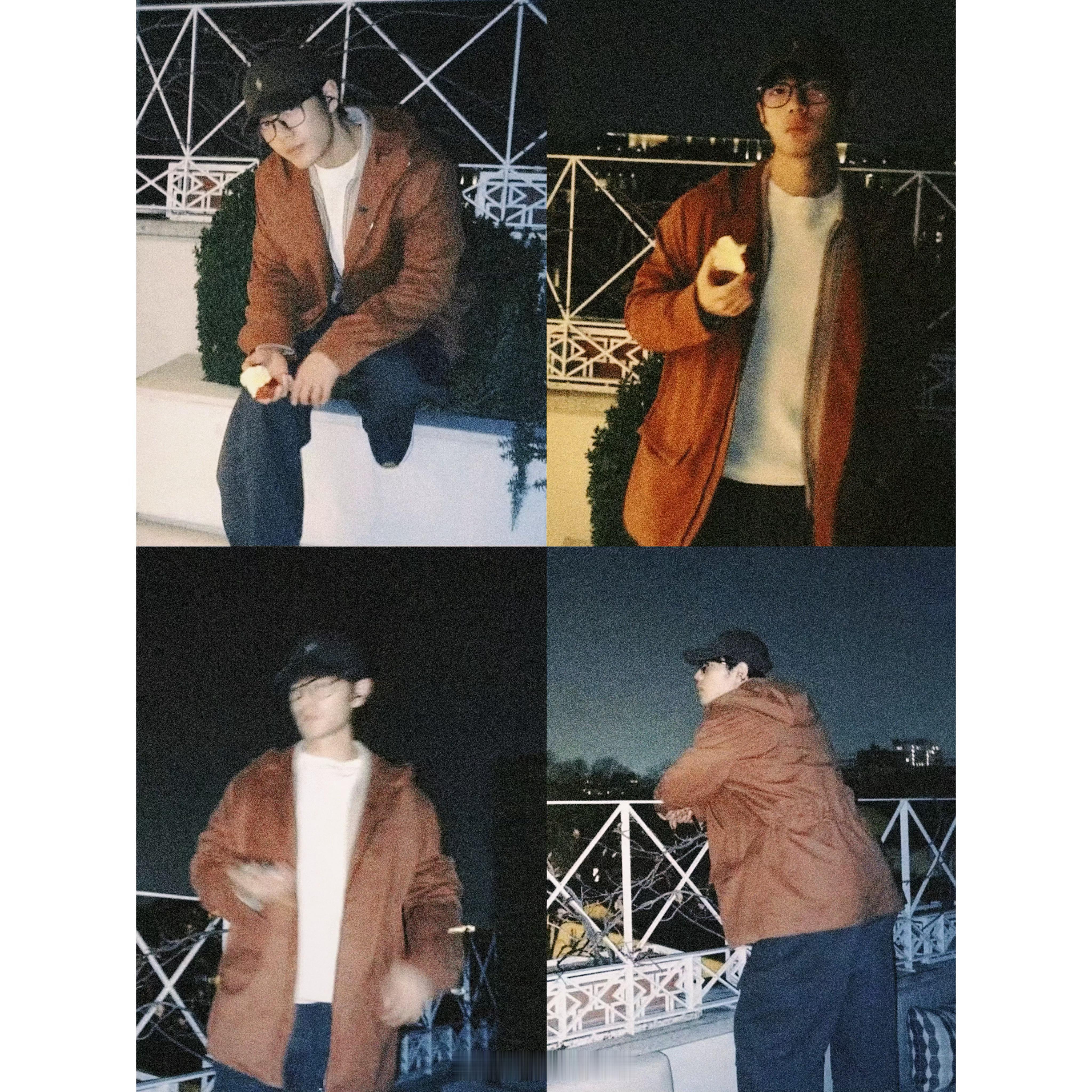 肖战ins更新，真的是年更博主了肖战这一身打扮怎么那么男大，哈哈哈好随意好惬意的