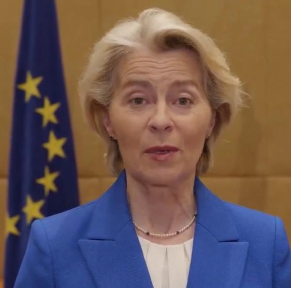 欧盟委员会主席冯德莱恩1月19日发文称，她已和北约秘书长吕特、法国总统马克龙、英