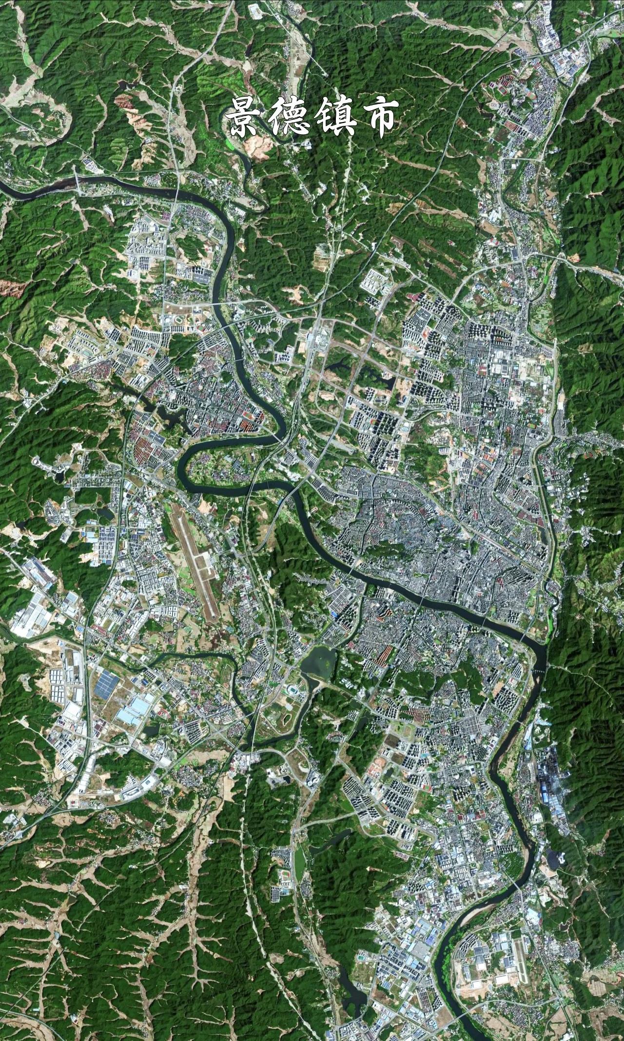 江西省井德镇市高清卫星图