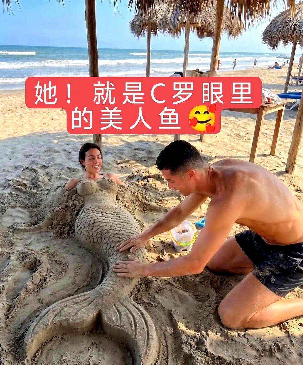 怪不得C罗这么喜欢沙滩！又玩出了新花样！
他就是想暂时把球场的喧嚣和压力都丢掉，