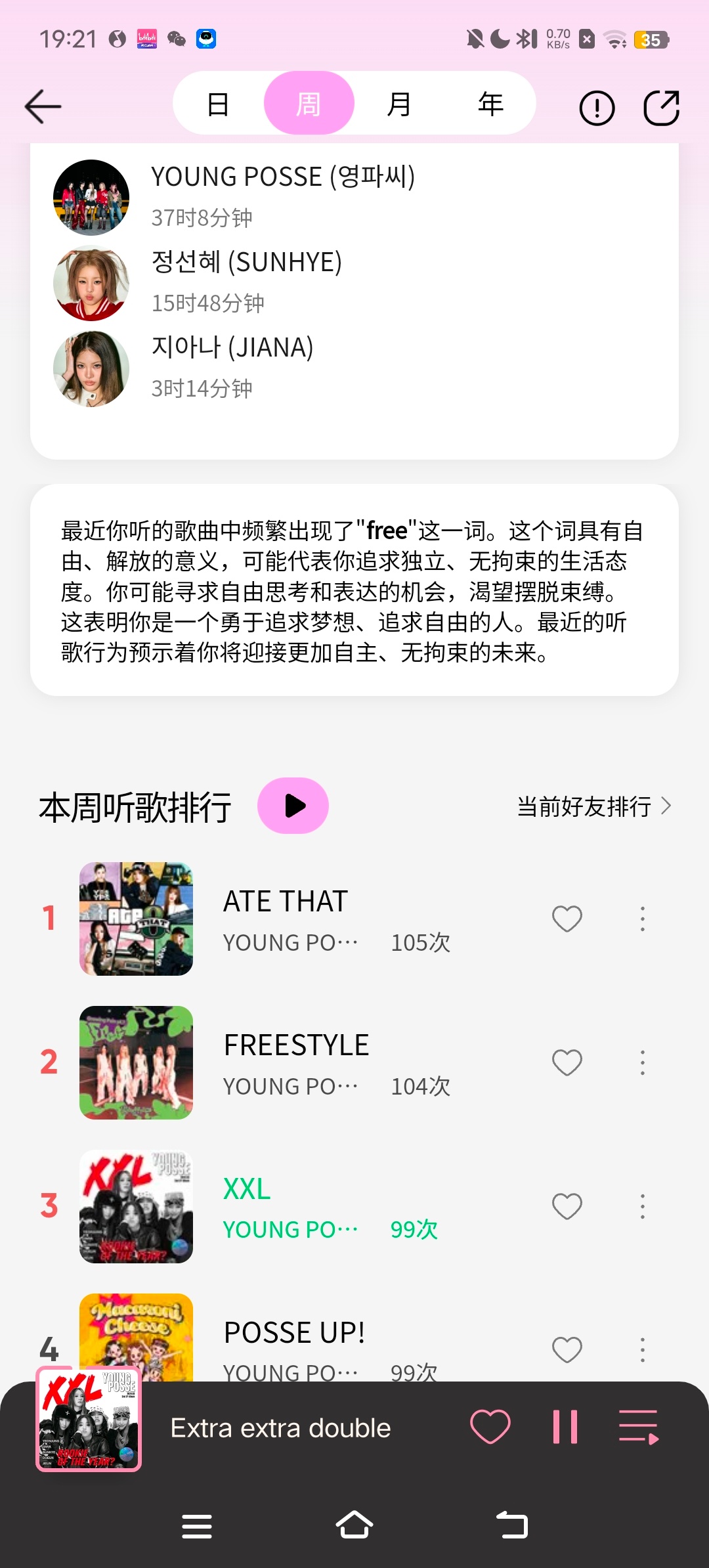 你一旦喜欢上听youngposse，那你这辈子就定型了，你一辈子就是喜欢youn