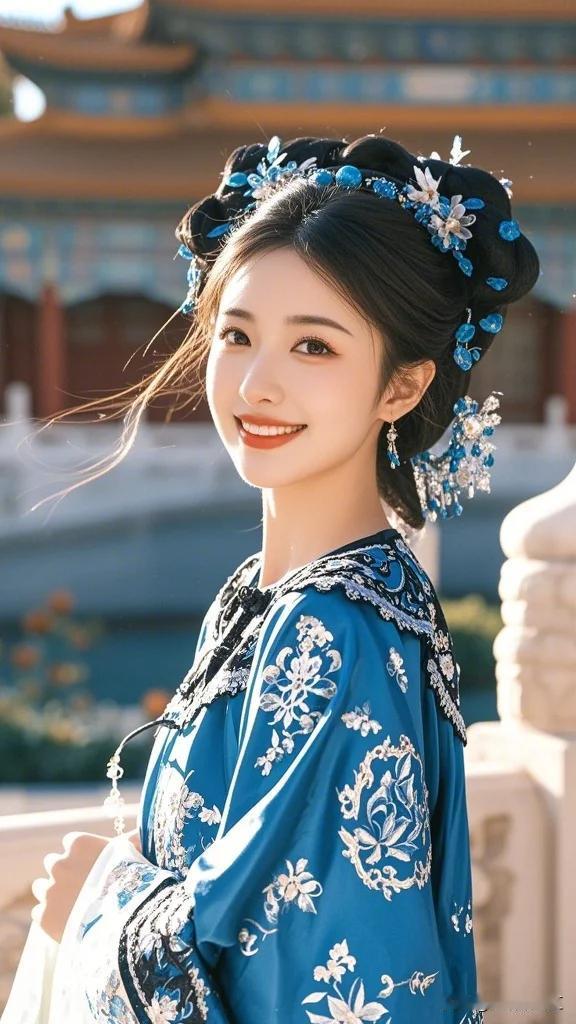 古装美女分享街拍小姐姐高雅气质美女笑容