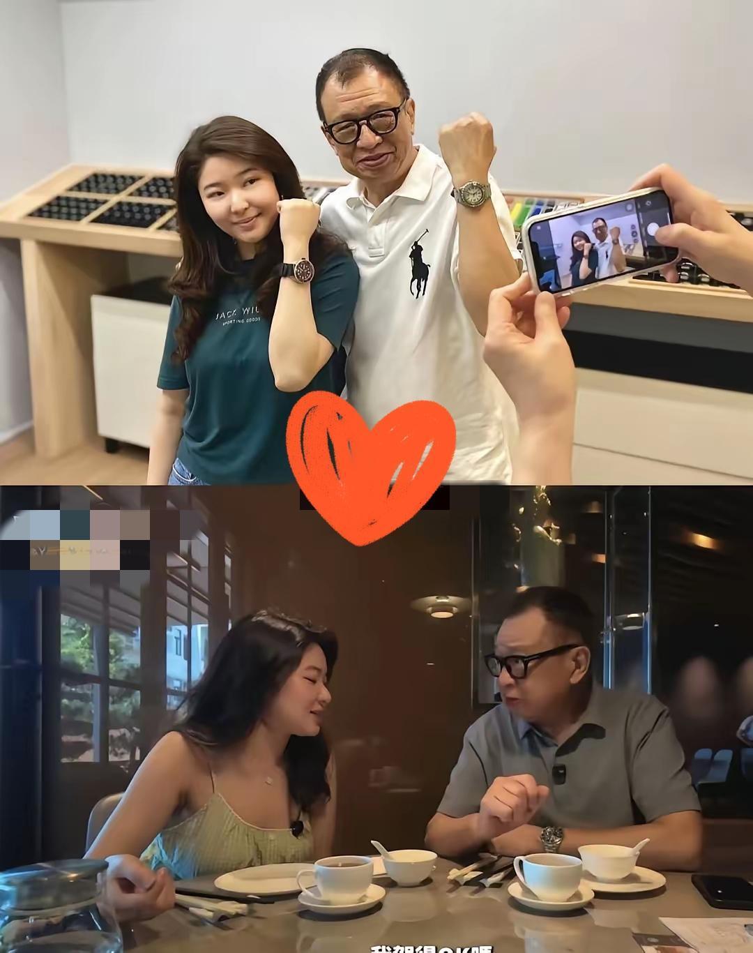 终于明白了
许绍雄为什么在临终最后一个月
频繁和女儿拍视频，不是为了蹭流量，而是