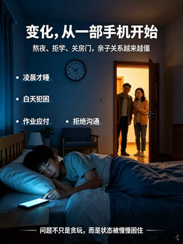 13岁儿子沉迷手机，曾经懂事的孩子变叛逆