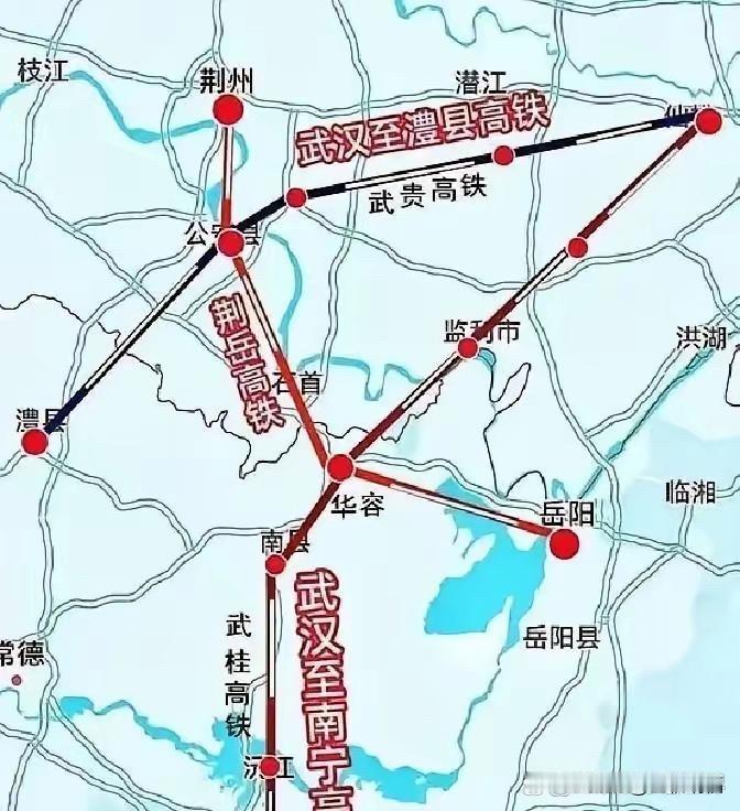 2025年底，湖北江汉平原高铁线路之争再起波澜，武贵高铁湖北段北线方案强势领先，