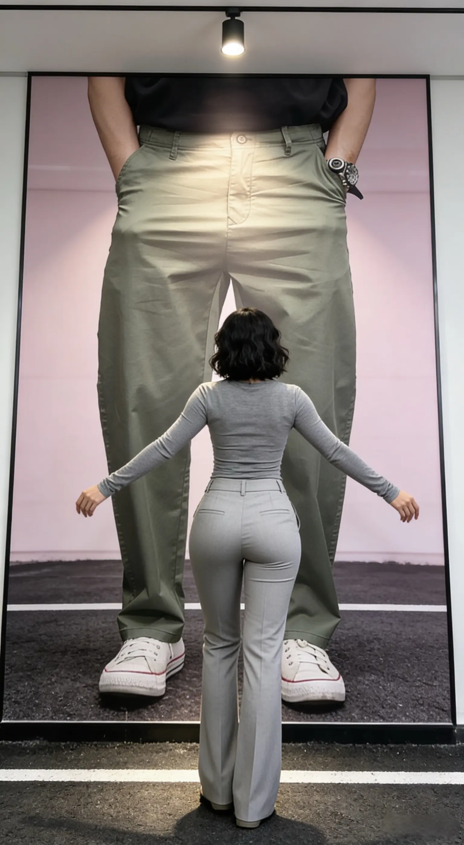 轻薄舒适美式复古工装裤男款夏季宽松直筒休闲长裤子男士运动裤    ✓