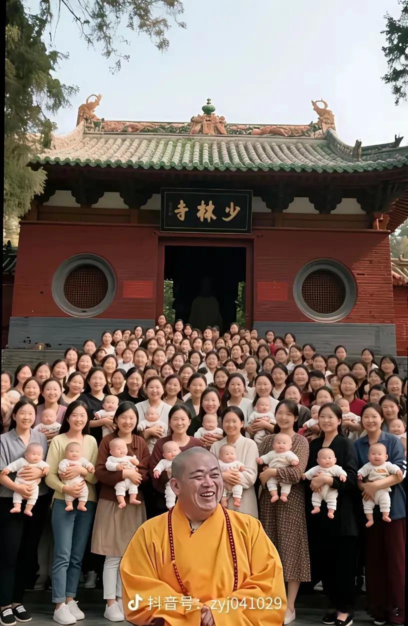 网传少林寺方丈释永信在境内外育有逾百名私生子。试想，若这些私生子效仿宗庆后家族，