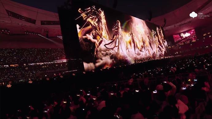 124位王者英雄亮相鸟巢 这才是年度赛事该有的排面！124位王者英雄集体亮相鸟巢